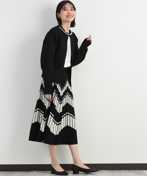 INTERPLANET(インタープラネット)の「軽量パール付きカーディガン(カーディガン/ボレロ・レディース・ブラック/ピンクベージュ/オフホワイト・FREE)」の13枚目の写真