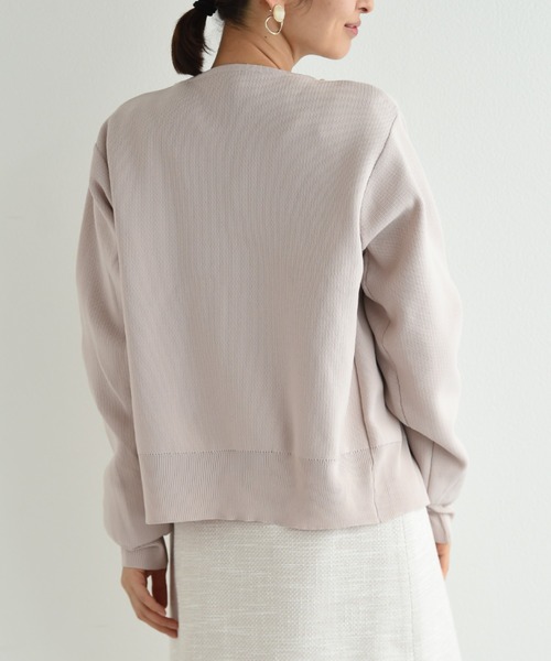 INTERPLANET(インタープラネット)の「軽量パール付きカーディガン(カーディガン/ボレロ・レディース・ブラック/ピンクベージュ/オフホワイト・FREE)」の19枚目の写真