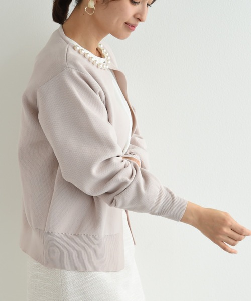 INTERPLANET(インタープラネット)の「軽量パール付きカーディガン(カーディガン/ボレロ・レディース・ブラック/ピンクベージュ/オフホワイト・FREE)」の20枚目の写真