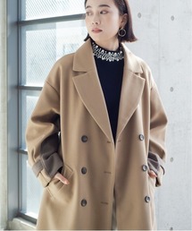 StyleSea | 配色ニットモッサトレンチコート(トレンチコート)