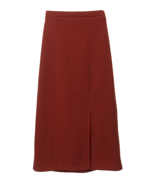 SOFFITTO(ソフィット)の「スリット入りナロースカート(取り扱い店舗限定)(スカート・レディース・ブラック/モカ/テラコッタ・M)」の1枚目の写真