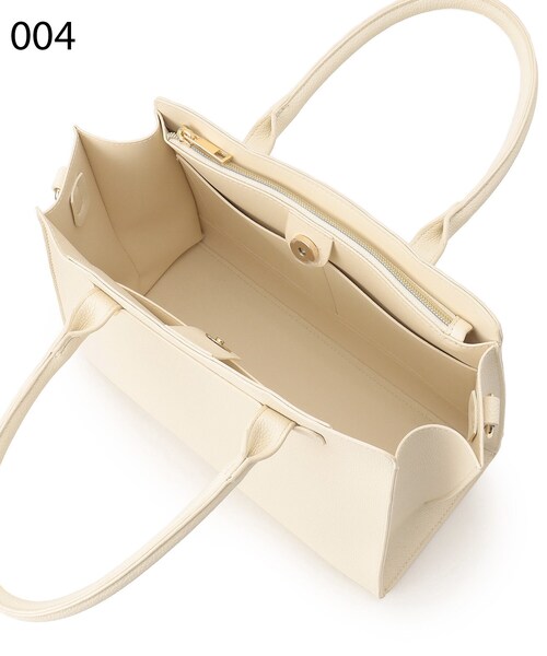 SHOO・LA・RUE（シューラルー）の「◆スクエアトート（トートバッグ・レディース・アイボリー/ブラック/グレー・00）」の8枚目の写真