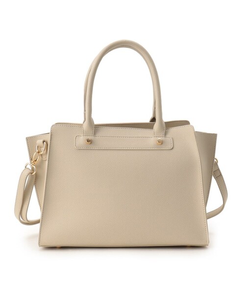 SHOO・LA・RUE（シューラルー）の「◆スクエアトート（トートバッグ・レディース・アイボリー/ブラック/グレー・00）」の17枚目の写真