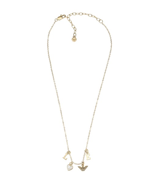 EMPORIO ARMANI（エンポリオアルマーニ）の「エンポリオ・アルマーニ アクセサリー レディース ネックレス ゴールド EGS2968710（ネックレス・レディース・ゴールド・FREE）」の7枚目の写真