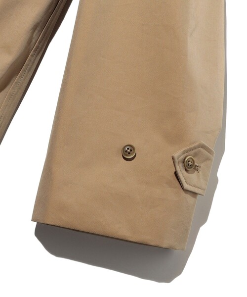 nanamica(ナナミカ)の「nanamica/ナナミカ GORE-TEX Balmacaan Coat/ゴアテックス バルマカーンコート/防水(ステンカラーコート・メンズ・ベージュ/ネイビー/ブラック・MEDIUM/X-LARGE/LARGE)」の8枚目の写真