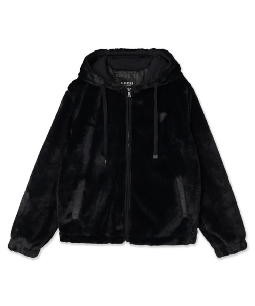 Guess（ゲス）の「Boa Mini Triangle Logo Jacket（ブルゾン）」 WEAR