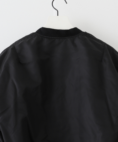 FOSTEX GARMENTS（フォステックスガーメンツ）の「【FOSTEX GARMENTS / フォステックスガーメンツ】NYLON MA-1 VINTAGE WASH（MA-1・メンズ・ネイビー/カーキ/ブラック・X-LARGE/LARGE/MEDIUM/XX-LARGE）」の6枚目の写真