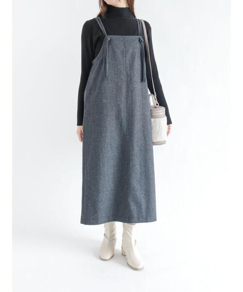 Te chichi TERRASSE（テチチテラス）の「タートルリブニット（ニット/セーター・レディース・ベージュ/オフホワイト/ブルー/ブラック・ﾌﾘ-）」の13枚目の写真