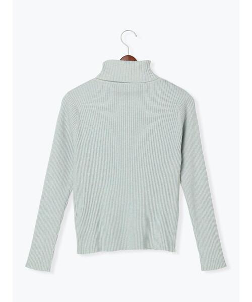 Te chichi TERRASSE（テチチテラス）の「タートルリブニット（ニット/セーター・レディース・ベージュ/オフホワイト/ブルー/ブラック・ﾌﾘ-）」の22枚目の写真