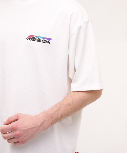 MANASTASH（マナスタッシュ）の「MANASTASH/マナスタッシュ/RE:PET TEE SCHEME LOGO（Tシャツ/カットソー・メンズ・ブラック/レモンイエロー/ホワイト・MEDIUM/LARGE/X-LARGE/XX-LARGE）」の9枚目の写真