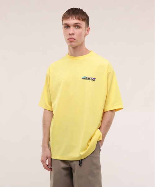 MANASTASH（マナスタッシュ）の「MANASTASH/マナスタッシュ/RE:PET TEE SCHEME LOGO（Tシャツ/カットソー・メンズ・ブラック/レモンイエロー/ホワイト・MEDIUM/LARGE/X-LARGE/XX-LARGE）」の16枚目の写真