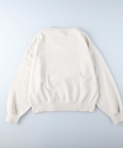 Champion(チャンピオン)の「【Champion】手書き風プリントクルースウェット(スウェット・レディース・グリーン/ダークグレー/ホワイト・L/M)」の17枚目の写真