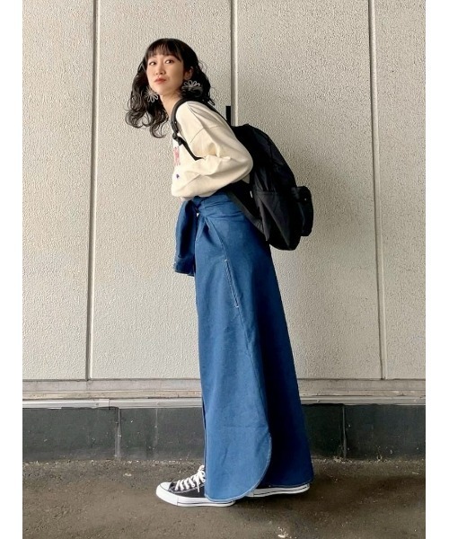 Champion(チャンピオン)の「【Champion】手書き風プリントクルースウェット(スウェット・レディース・グリーン/ダークグレー/ホワイト・L/M)」の15枚目の写真
