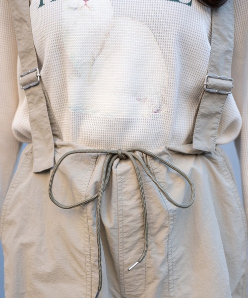WEGO（ウィゴー）の「WEGO/サス付2WAYパラシュートパンツ（カーゴパンツ・レディース・オフホワイト/ライトピンク/カーキ・FREE）」の22枚目の写真