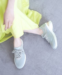 《SNEEKE》メッシュジュエルソールメタルスニーカー