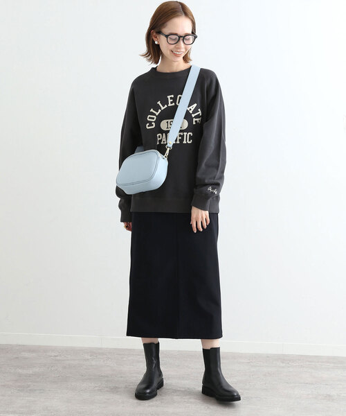 SLOBE IENA（スローブイエナ）の「【Collegiate Pacific／カレッジエイト パシフィック】スウェット（スウェット・レディース・ナチュラル/グレー/チャコールグレー・FREE）」の4枚目の写真