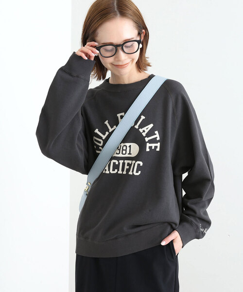 SLOBE IENA（スローブイエナ）の「【Collegiate Pacific／カレッジエイト パシフィック】スウェット（スウェット・レディース・ナチュラル/グレー/チャコールグレー・FREE）」の10枚目の写真
