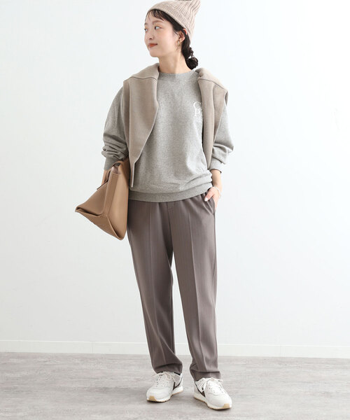 SLOBE IENA（スローブイエナ）の「【Collegiate Pacific／カレッジエイト パシフィック】スウェット（スウェット・レディース・ナチュラル/グレー/チャコールグレー・FREE）」の17枚目の写真