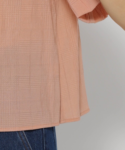 mysty woman（ミスティウーマン）の「ショルダーリボン2WAYブラウス 193444（シャツ/ブラウス・レディース・ピンク系その他/アイボリー/モカ/ブラウン・FREE）」の10枚目の写真