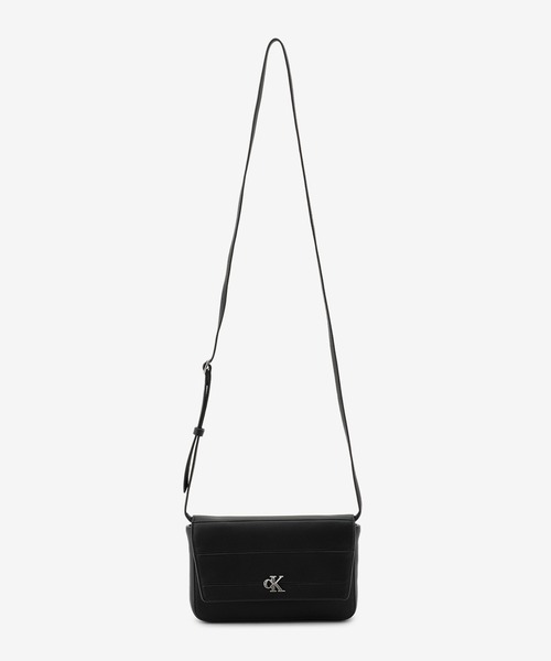 Calvin Klein（カルバン・クライン）の「ミニマルロゴショルダーウォレットバッグ（ショルダーバッグ・レディース・ブラック/ブラウン・FREE）」の6枚目の写真