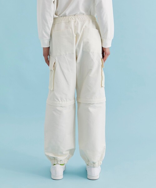 CITY TOKYO（シティトウキョウ）の「SEPARATEワイドカーゴパンツ（カーゴパンツ・メンズ・ホワイト/ブラック・1/2）」の10枚目の写真