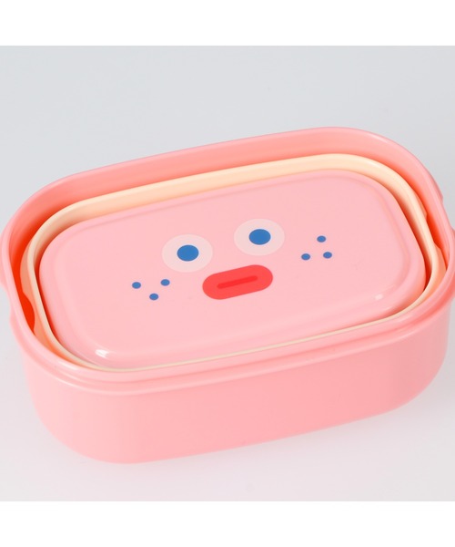 Brunch Brother(ブランチブラザー)の「ランチボックス・3Pセット ブランチブラザー マークス(お弁当箱・レディース・ピンク/ブルー/イエロー・FREE)」の8枚目の写真