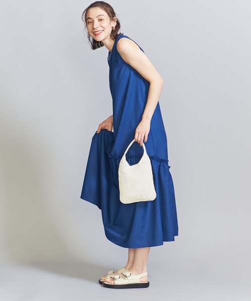 BEAUTY&YOUTH UNITED ARROWS（ビューティーアンドユースユナイテッドアローズ）の「オーロラ コード ミニ ワンショルダーバッグ（ショルダーバッグ・レディース・その他1/ホワイト/ターコイズブルー・FREE）」の19枚目の写真