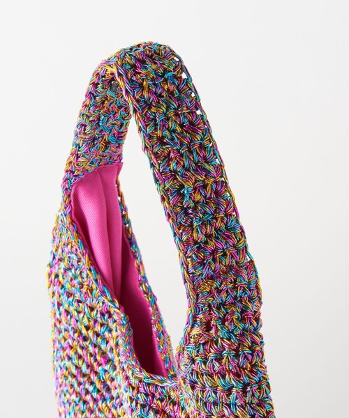 BEAUTY&YOUTH UNITED ARROWS（ビューティーアンドユースユナイテッドアローズ）の「オーロラ コード ミニ ワンショルダーバッグ（ショルダーバッグ・レディース・その他1/ホワイト/ターコイズブルー・FREE）」の10枚目の写真