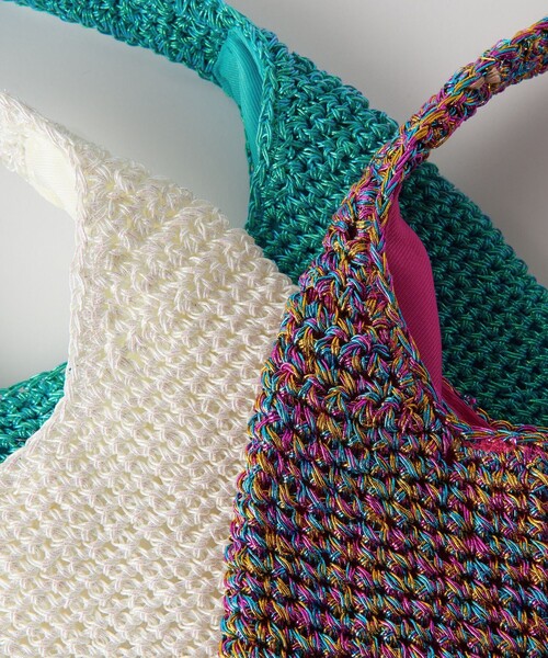 BEAUTY&YOUTH UNITED ARROWS（ビューティーアンドユースユナイテッドアローズ）の「オーロラ コード ミニ ワンショルダーバッグ（ショルダーバッグ・レディース・その他1/ホワイト/ターコイズブルー・FREE）」の13枚目の写真