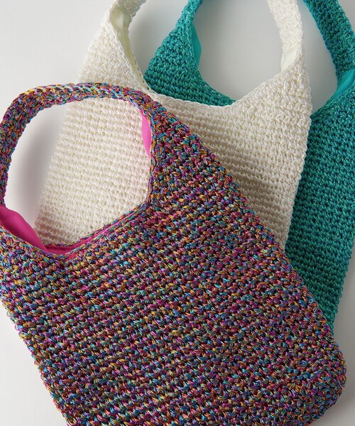 BEAUTY&YOUTH UNITED ARROWS（ビューティーアンドユースユナイテッドアローズ）の「オーロラ コード ミニ ワンショルダーバッグ（ショルダーバッグ・レディース・その他1/ホワイト/ターコイズブルー・FREE）」の14枚目の写真