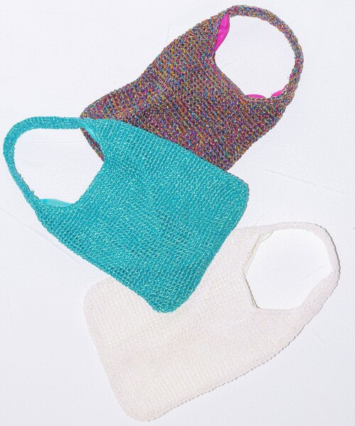 BEAUTY&YOUTH UNITED ARROWS（ビューティーアンドユースユナイテッドアローズ）の「オーロラ コード ミニ ワンショルダーバッグ（ショルダーバッグ・レディース・その他1/ホワイト/ターコイズブルー・FREE）」の16枚目の写真