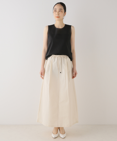 plage（プラージュ）の「Nylon shaka スカート（スカート・レディース・アイボリー・36/38）」の2枚目の写真