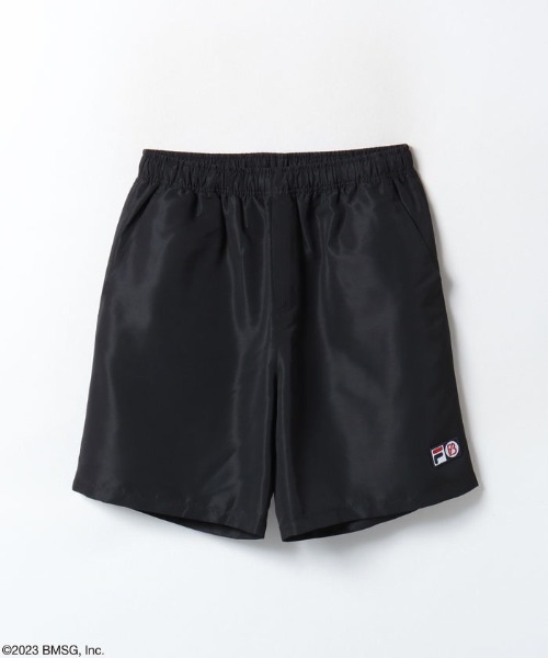 FILA(フィラ)の「【 FILA × BE:FIRST / フィラ × ビーファースト 】 BE:FIRST コラボハーフパンツ FB0785 DWB(その他パンツ・レディース・グレー/サックスブルー/ブラック/パープル/ピンク・MEDIUM/LARGE)」の2枚目の写真