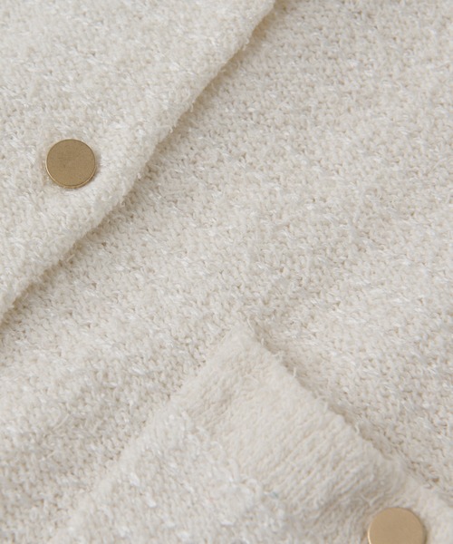 RIVE DROITE(リヴドロワ)の「ツイードカーディガン(カーディガン/ボレロ・レディース・オフホワイト/ブルー・FREE)」の12枚目の写真