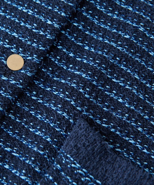 RIVE DROITE(リヴドロワ)の「ツイードカーディガン(カーディガン/ボレロ・レディース・オフホワイト/ブルー・FREE)」の13枚目の写真