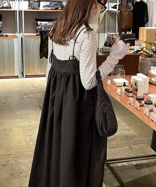 LE MORE（リモア）の「スリムボーダーカットソー（Tシャツ/カットソー・レディース・アイボリー/ブラック/グリーン・FREE）」の19枚目の写真