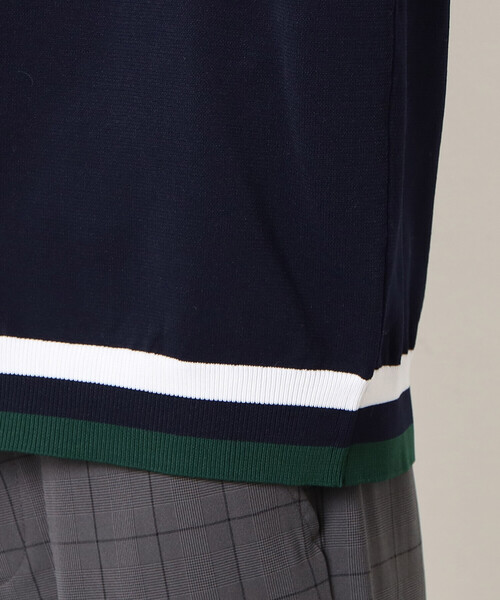 COMME CA COMMUNE(コムサコミューン)の「チルデン ニットポロ(ポロシャツ・メンズ・ブラック/グリーン/ネイビー・MEDIUM/LARGE)」の14枚目の写真