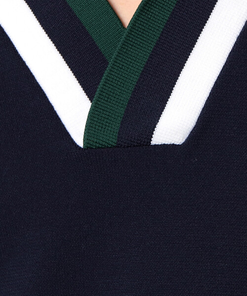 COMME CA COMMUNE(コムサコミューン)の「チルデン ニットポロ(ポロシャツ・メンズ・ブラック/グリーン/ネイビー・MEDIUM/LARGE)」の16枚目の写真