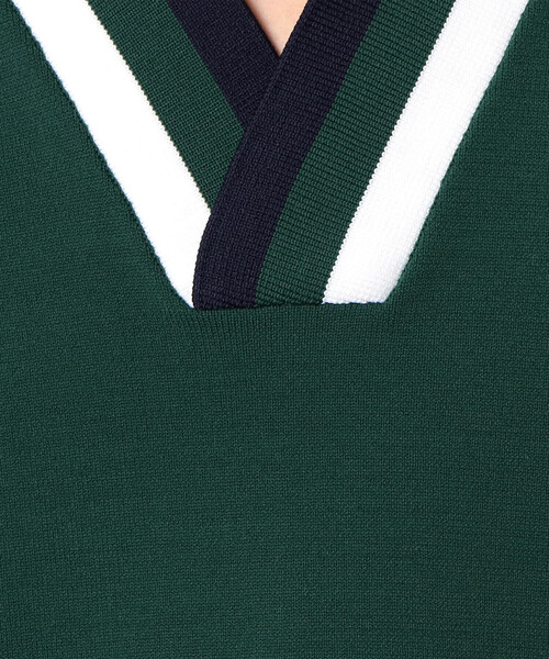 COMME CA COMMUNE(コムサコミューン)の「チルデン ニットポロ(ポロシャツ・メンズ・ブラック/グリーン/ネイビー・MEDIUM/LARGE)」の17枚目の写真