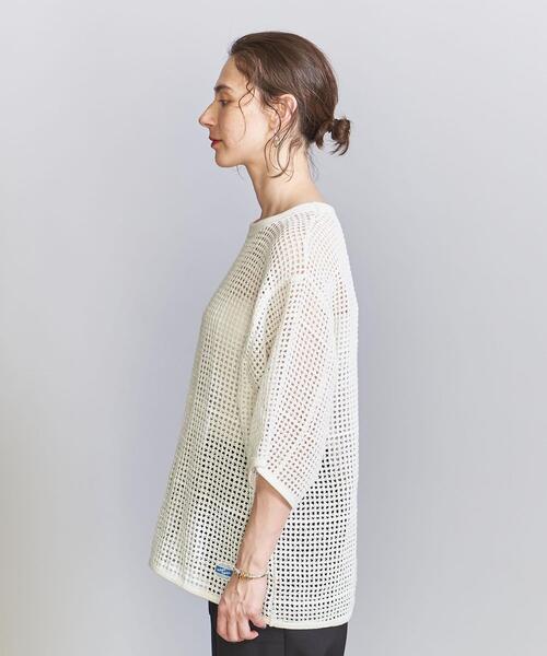 ARMY TWILL（アーミーツイル）の「【別注】＜ARMY TWILL＞メッシュTシャツ（Tシャツ/カットソー・レディース・ブラック/ホワイト・FREE）」の5枚目の写真