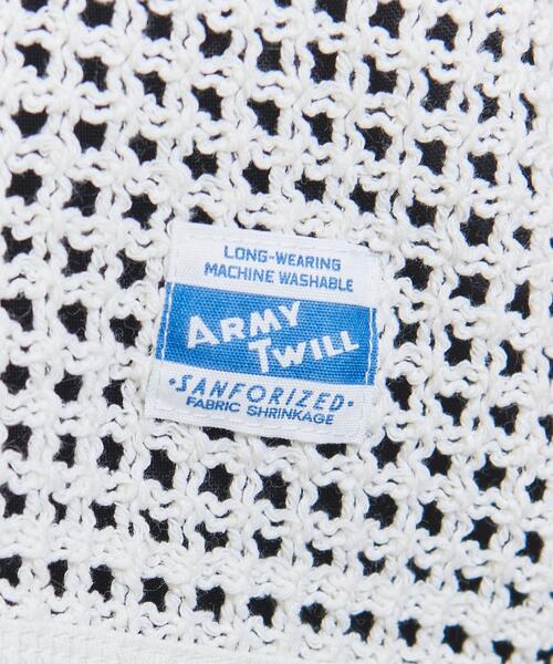 ARMY TWILL（アーミーツイル）の「【別注】＜ARMY TWILL＞メッシュTシャツ（Tシャツ/カットソー・レディース・ブラック/ホワイト・FREE）」の13枚目の写真