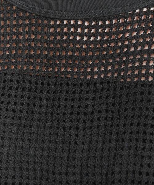 ARMY TWILL（アーミーツイル）の「【別注】＜ARMY TWILL＞メッシュTシャツ（Tシャツ/カットソー・レディース・ブラック/ホワイト・FREE）」の12枚目の写真