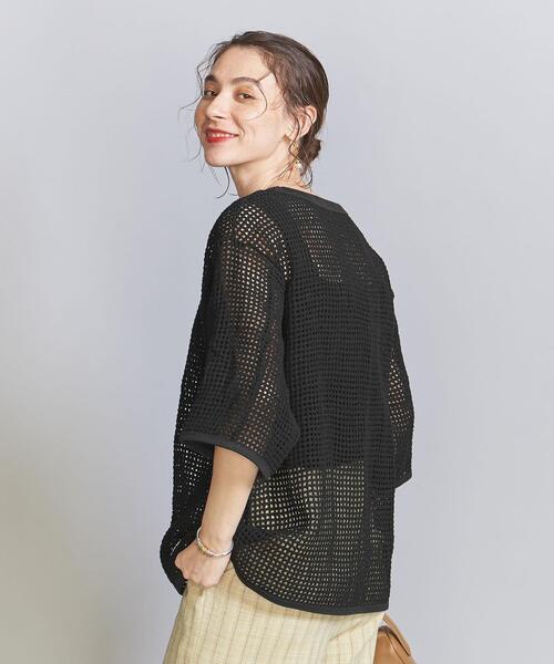 ARMY TWILL（アーミーツイル）の「【別注】＜ARMY TWILL＞メッシュTシャツ（Tシャツ/カットソー・レディース・ブラック/ホワイト・FREE）」の14枚目の写真