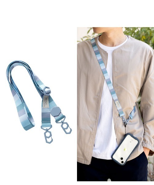 iFace（アイフェイス）の「iFace Hang and ショルダーストラップ（スマホグッズ・レディース・ベージュ/ライトカーキ/オレンジ/サックスブルー/ブラック/クリア/ラメ/その他1/ブルー系その他/グリーン系その他/グリーン系その他2/オレンジ系その他/ベージュ系その他/トリコロール/パープル系その他/ネイビー/パープル/ブラウン/桜/ライトグレー/アイボリー/バーガンディー/Moca・FREE）」の13枚目の写真