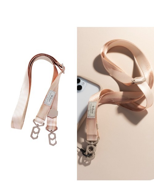 iFace（アイフェイス）の「iFace Hang and ショルダーストラップ（スマホグッズ・レディース・ベージュ/ライトカーキ/オレンジ/サックスブルー/ブラック/クリア/ラメ/その他1/ブルー系その他/グリーン系その他/グリーン系その他2/オレンジ系その他/ベージュ系その他/トリコロール/パープル系その他/ネイビー/パープル/ブラウン/桜/ライトグレー/アイボリー/バーガンディー/Moca・FREE）」の5枚目の写真