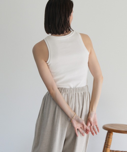 select MOCA(セレクトモカ)の「アメリカンスリーブタンクトップ(タンクトップ・レディース・ブラック/アッシュブラウン/オフホワイト・FREE)」の10枚目の写真