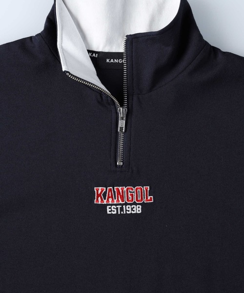 KANGOL(カンゴール)の「【KANGOL】ハーフジップ半袖Tシャツ(Tシャツ/カットソー・レディース・グリーン/ネイビー/オフホワイト・M/L)」の20枚目の写真