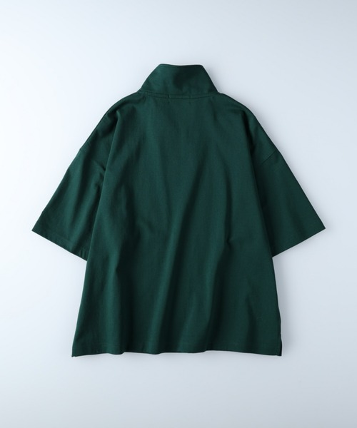 KANGOL(カンゴール)の「【KANGOL】ハーフジップ半袖Tシャツ(Tシャツ/カットソー・レディース・グリーン/ネイビー/オフホワイト・M/L)」の15枚目の写真