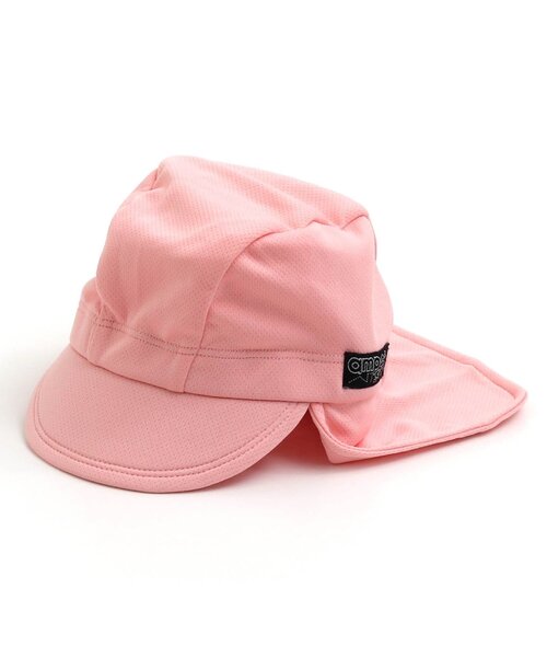 Ampersand（アンパサンド）の「日よけ付きスイムキャップ_UVカット（水着・キッズ・サックスブルー/ピンク/ラベンダー/ブルー/ベージュ/ブラック・50/56）」の6枚目の写真