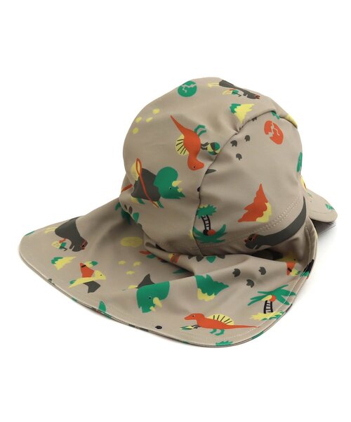 Ampersand（アンパサンド）の「日よけ付きスイムキャップ_UVカット（水着・キッズ・サックスブルー/ピンク/ラベンダー/ブルー/ベージュ/ブラック・50/56）」の12枚目の写真